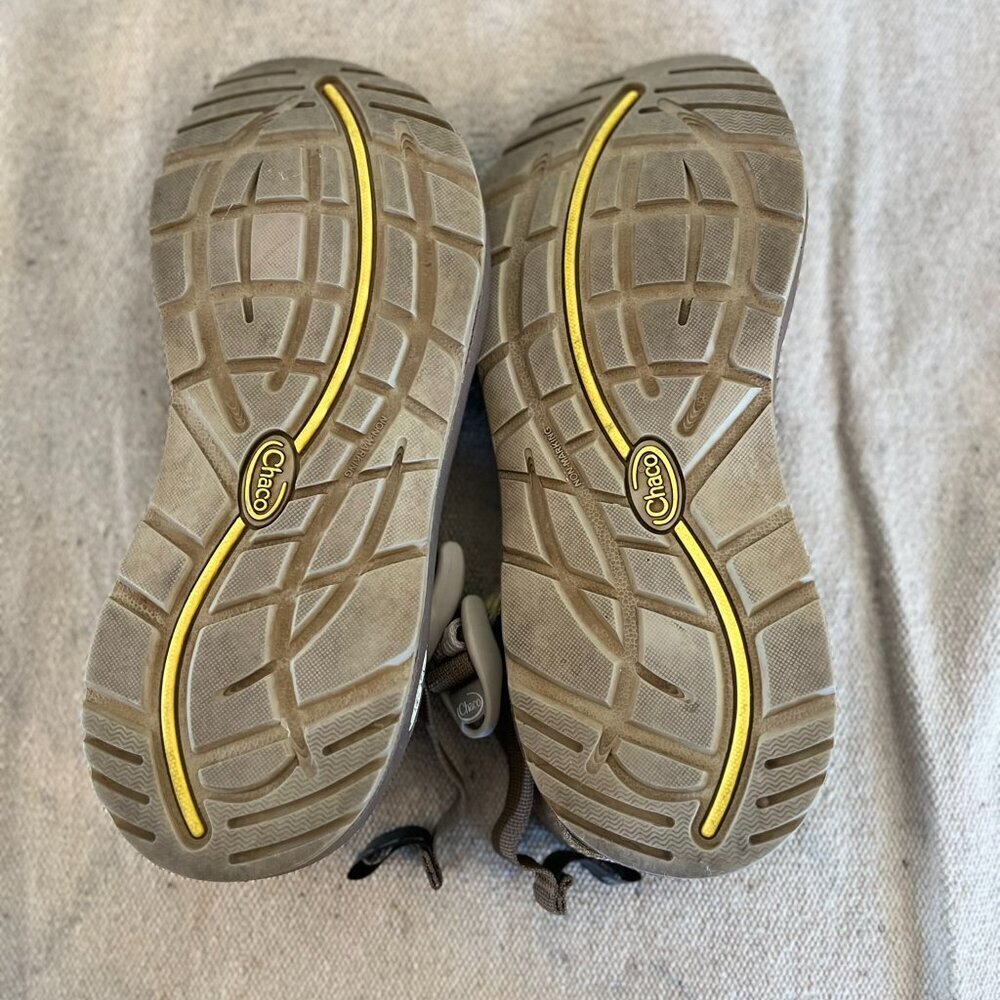 Chaco Women's Strappy Sandals in Brown and Beige - Picture 7 of 8